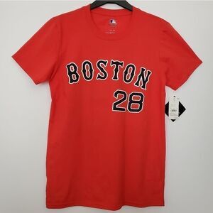 Boston S, XL Red Sox #28 J.D. Martinez T-shirt‎